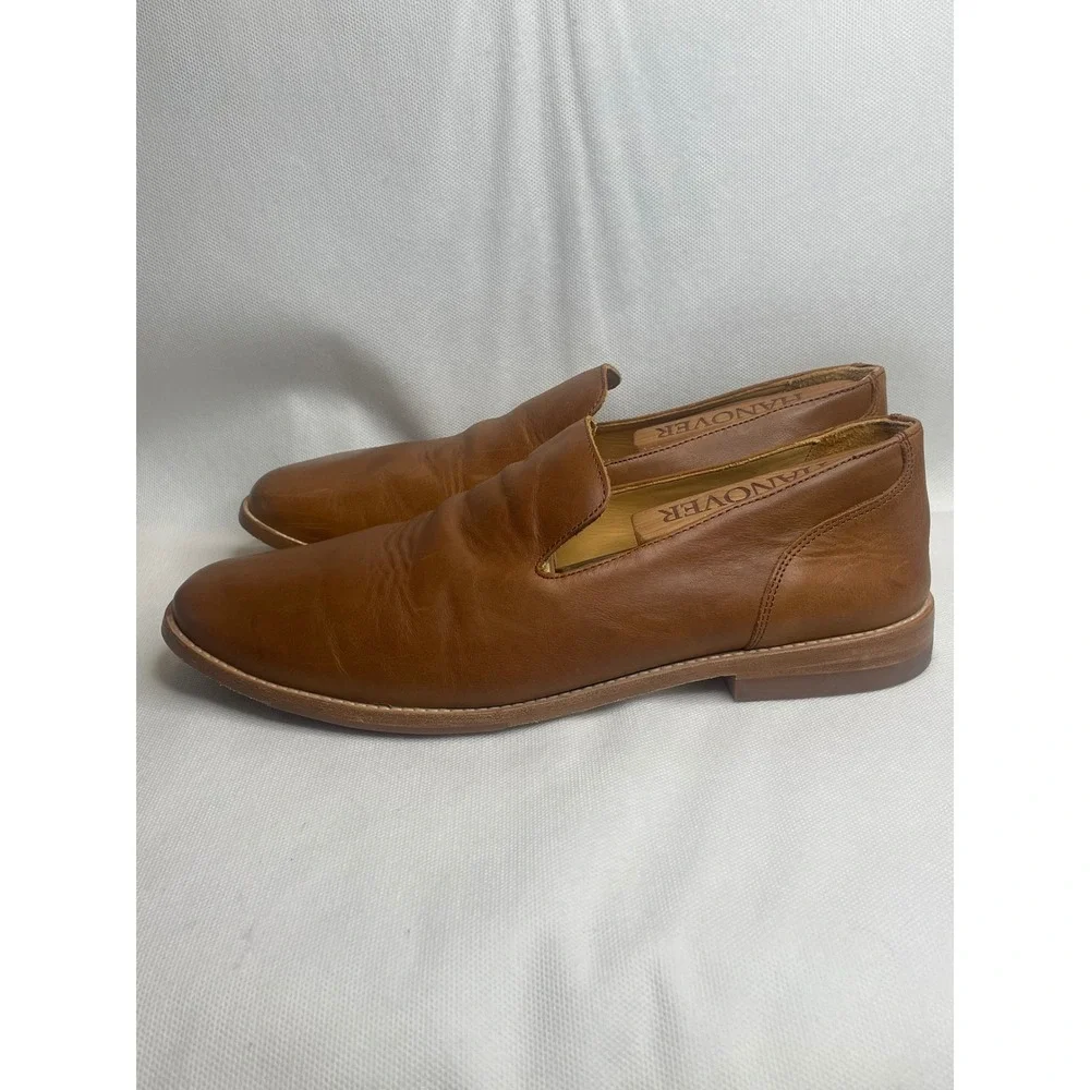Tecovas The Monterrey Slip-On Leather Loafers Mens Size US 11.5 D Butterscotch